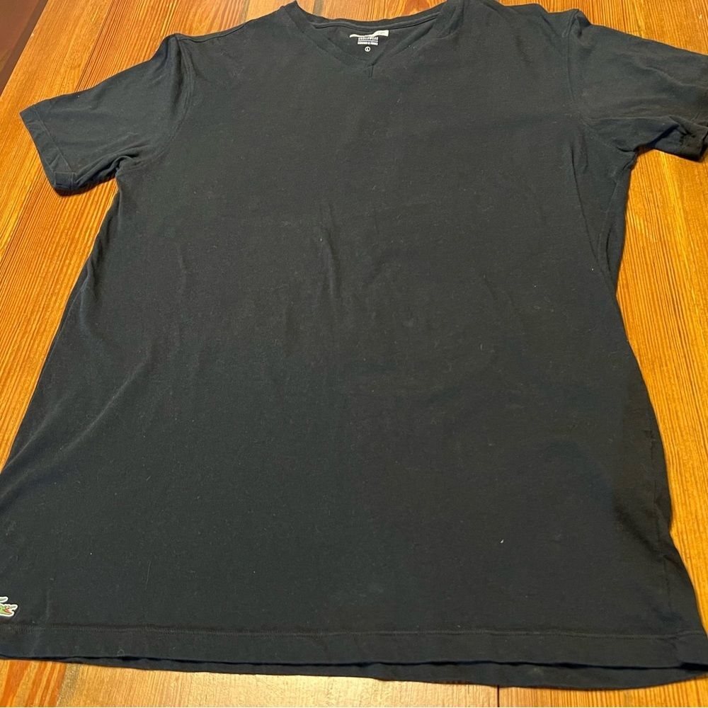 Lacoste Underwear Black‎ Short Sleeve T- Shirt - Picture 4 of 5